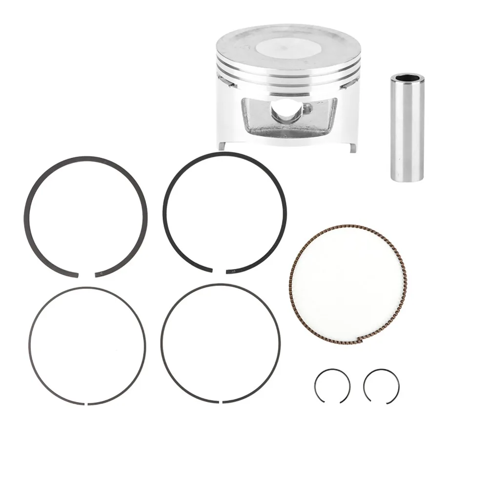 Silver Engine Piston Kit Aluminum Compact Piston Replacement Accessories Easy to Install for 168F 170 188 GX160 GX200 GX390 270