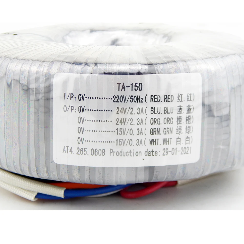 230v primario y 0 -30Vac, 0-30Vac a 50W + 230V primario y 0-40Vac, 0-40Vac a 250W