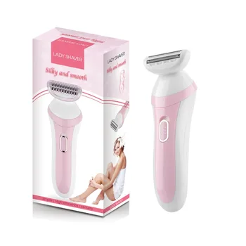 Electric Shaver Hair Remover Universal Removal Tool Convenient Portable Battery Life Long Full Body Application Pink Waterproof