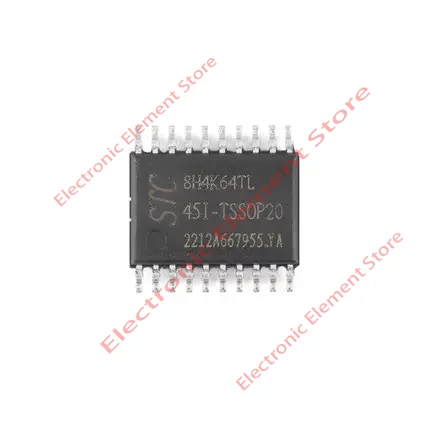 2PCS STC8H4K64TL-45I-TSSOP20 Microcontroller TSSOP-20