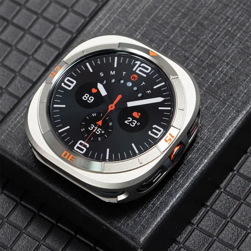 Imagen 2 del producto Funda protectora de aleación de aluminio para Samsung Galaxy Watch Ultra 7, cubierta de 47mm para SAMSUNG ULTRA 2025, accesorios protectores de pantalla