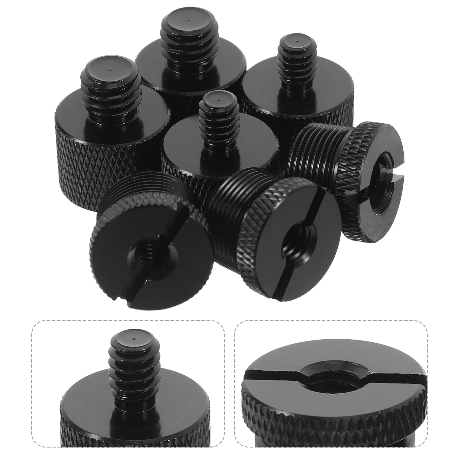 

8pcs Microphone Clip Adapter For Desktop Mic Stand Mount Boom Arm Tripod Flange Mount Universal Mic Stand Accessories Studio