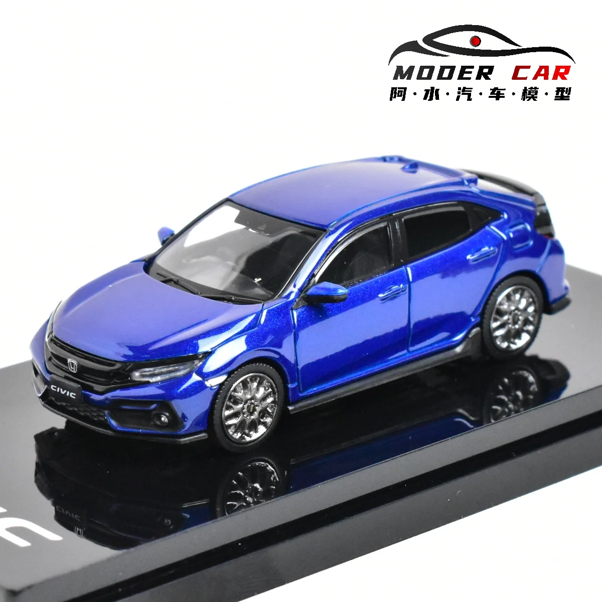 ホビー日本ダイキャストモデルカー、hj 1:64シビックfk8fk7タイプr