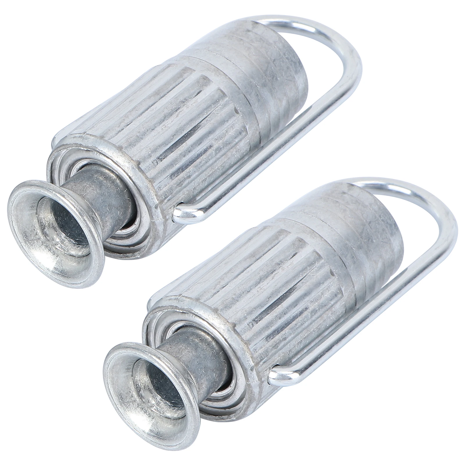 

2 Pcs Metal Rope Tightener Clothesline Tensioner for Laundry Fence Wire Stainless Steel Dryer Travel