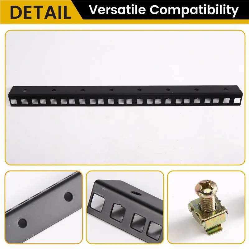 Highly Recommended 8U Cabinet Column Kit 19Inch Standard Rack Rails For DIY Server