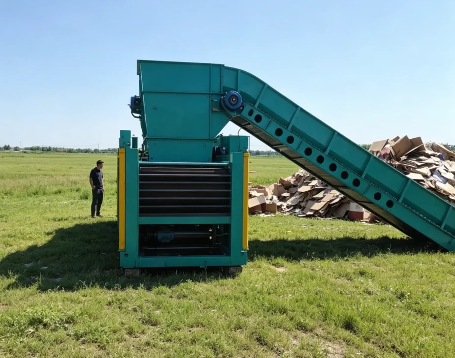 Commercial Horizontal Baler Machine Hydraulic Waste Paper Plastic Scrap Baling Press High Efficiency Packing Compactor