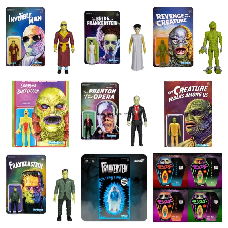 

Оригинальная Super7 универсальная светящаяся фигурка монстров из ПВХ, модель игрушки, Коллекционная фигурка, модель игрушки, ограниченные коллекции