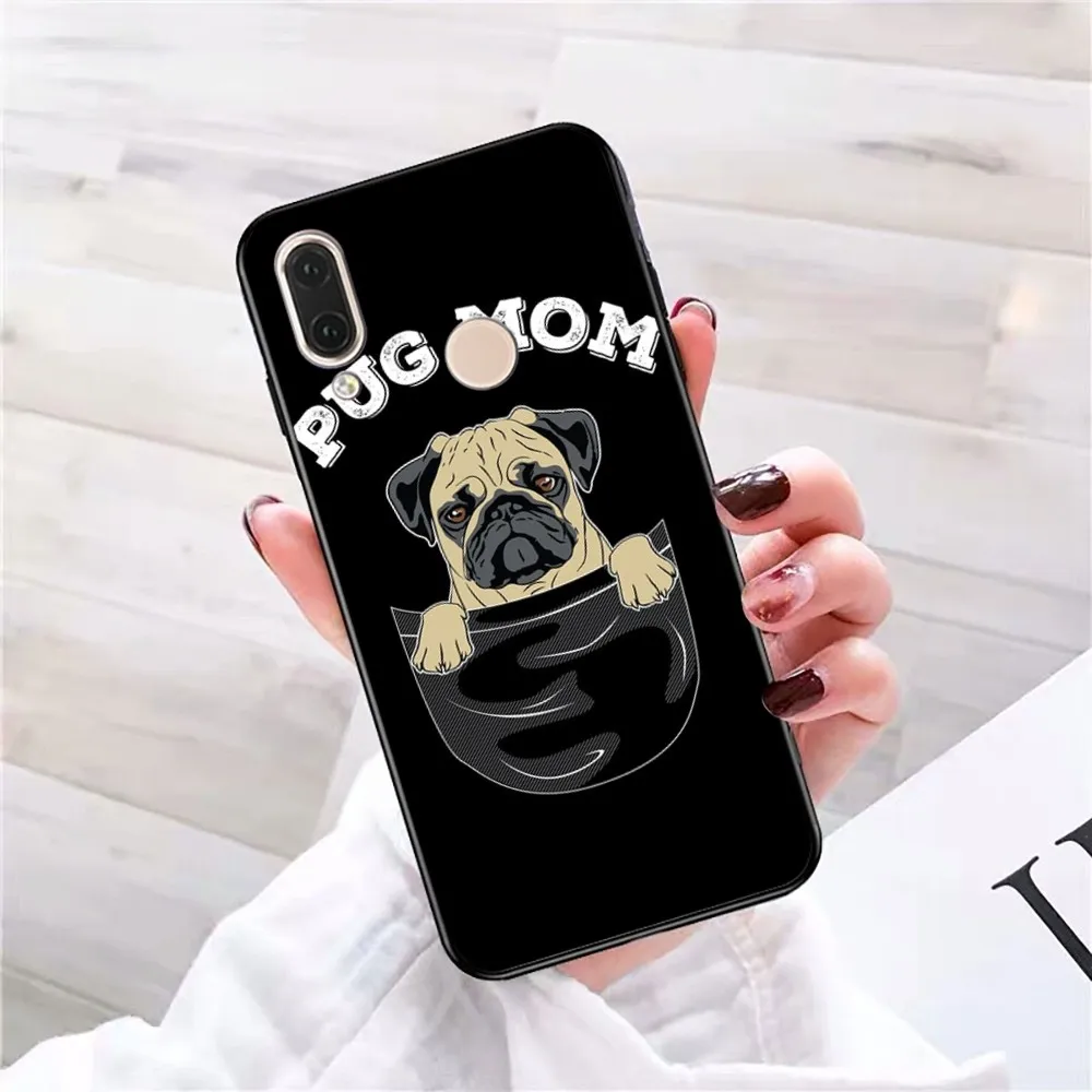 Pug Dog French Bulldog Phone Case For Redmi Note 4 X 5 A 6 7 8 T 9 9S 10 11 11S 11Epro Poco M3 Pro