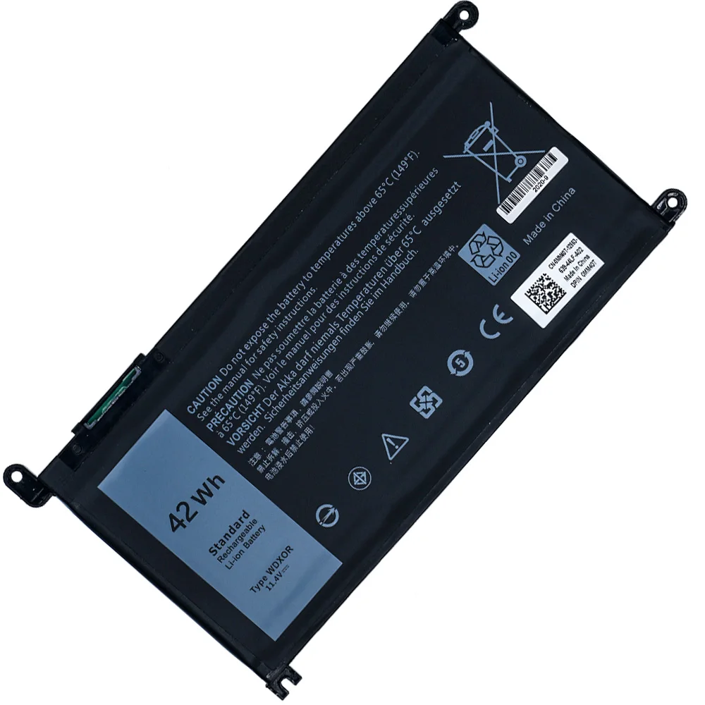 WDXOR Battery For Dell Inspiron 13 5000 5368 5378 7368 7378 14 7000 7560 7460 5468 15 7560 5538 5567 5568 P61F T2JX4 3CRH3 WDXOR