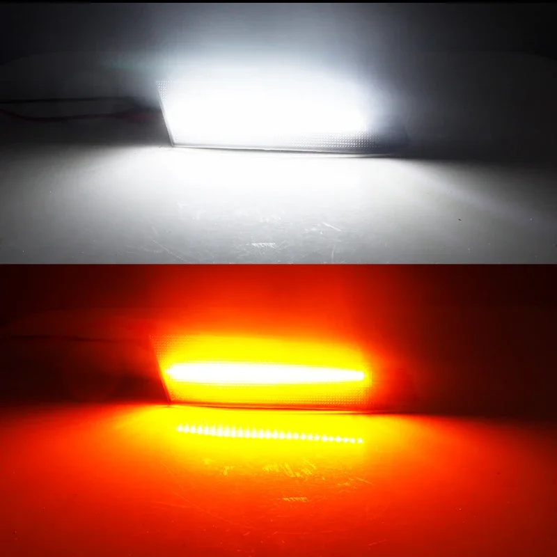 For Mazda 6 2009 2010 2011 2012 2013 Amber / White LED Car Front Fender Side Marker Parking/Driving Lights Turn Signal Lights