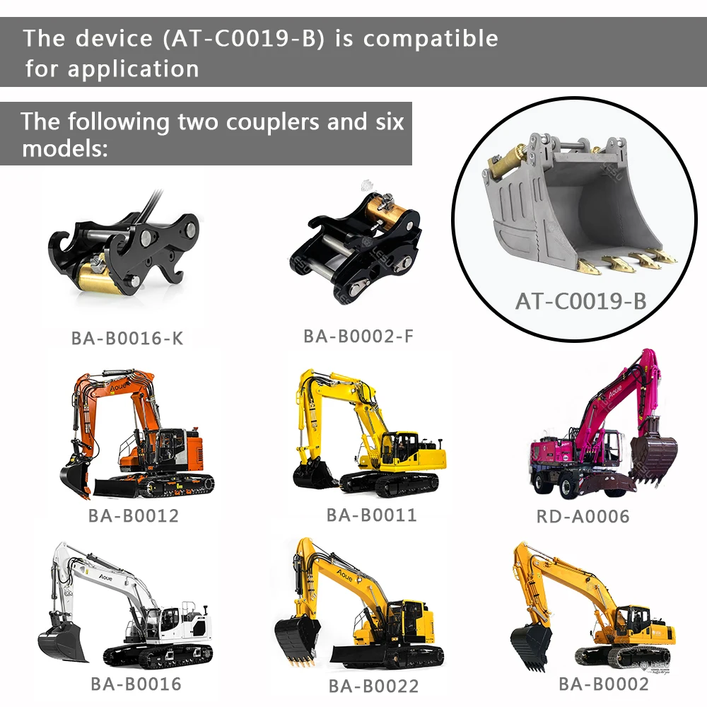 

Metal Openable Closable Bucket for LESU 1/14 RC Hydraulic Excavator Ac360 Et30H Et26L Remote Control Toys Th19136-Smt3