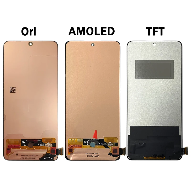 AGCUT Schermo LCD Per Xiaomi Redmi Note 14 4G (24117RN76G) | Display Incell Nero Senza Impronta, Non Per 5G