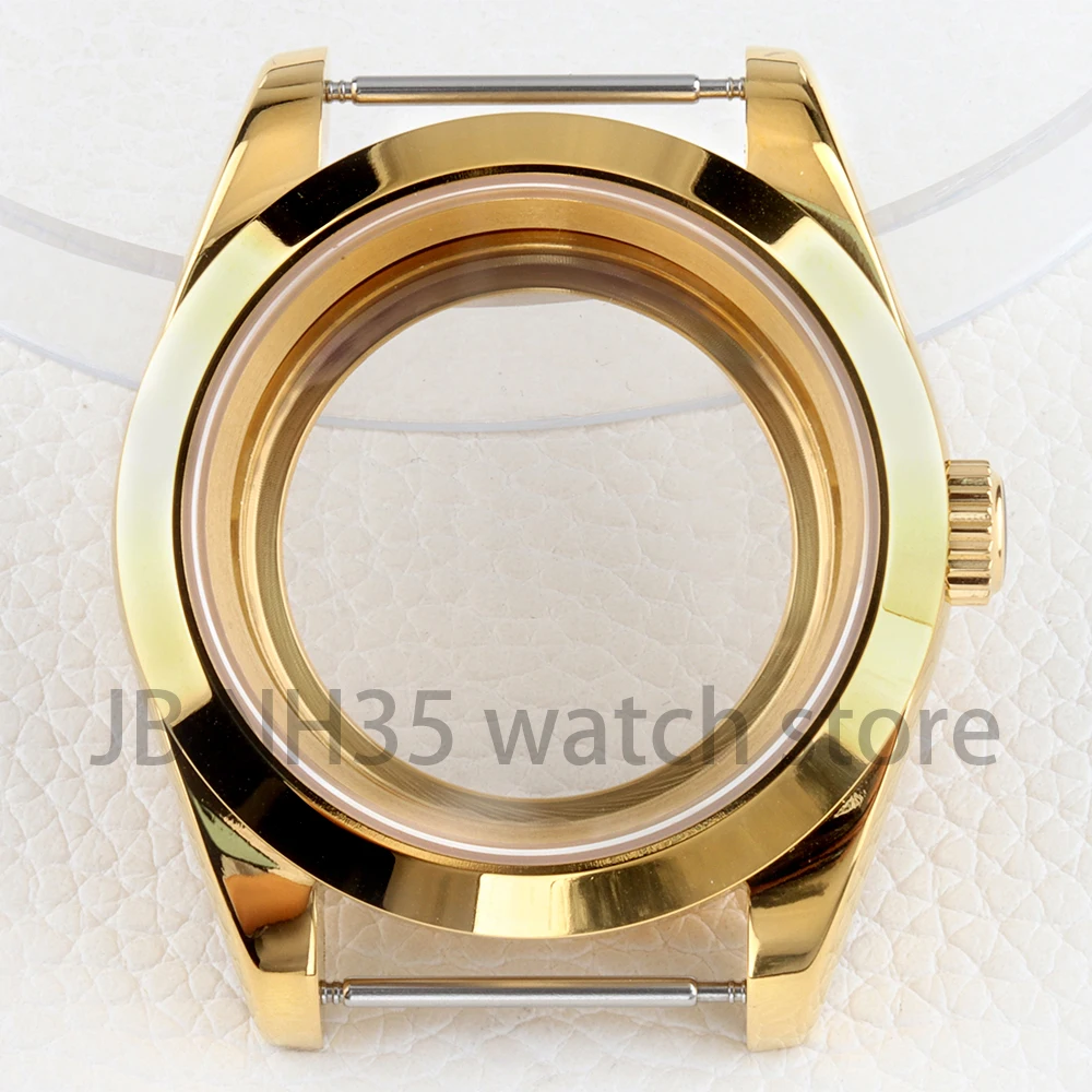 NH35 ساعة حافظة 36 مللي متر/39 مللي متر الياقوت الزجاج الصلبة 316L الفولاذ المقاوم للصدأ مقاوم للماء لحركة Seiko NH35 NH36 Datejust 28.5 مللي متر الطلب #2