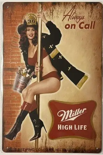 High Life Beer Always On Call Neuheit Metallschild; Wandkunst
