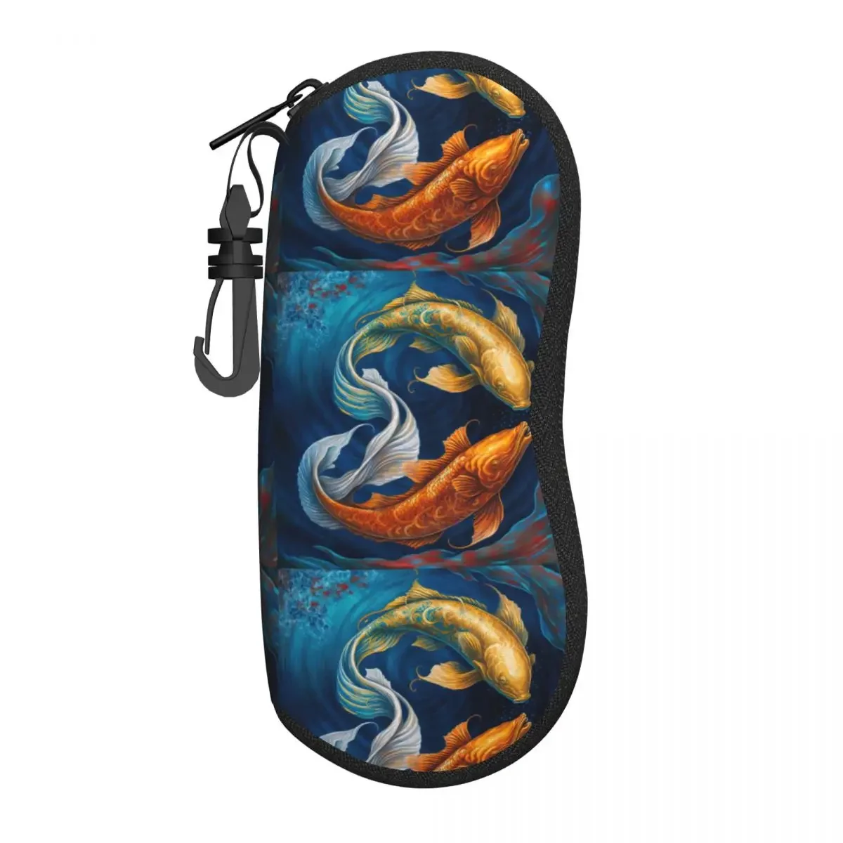

Koi Fish Glasses Case red gold animal Sunglasses Case Pocket Fashion Eyewear Bag Portable Unisex Glasses Box