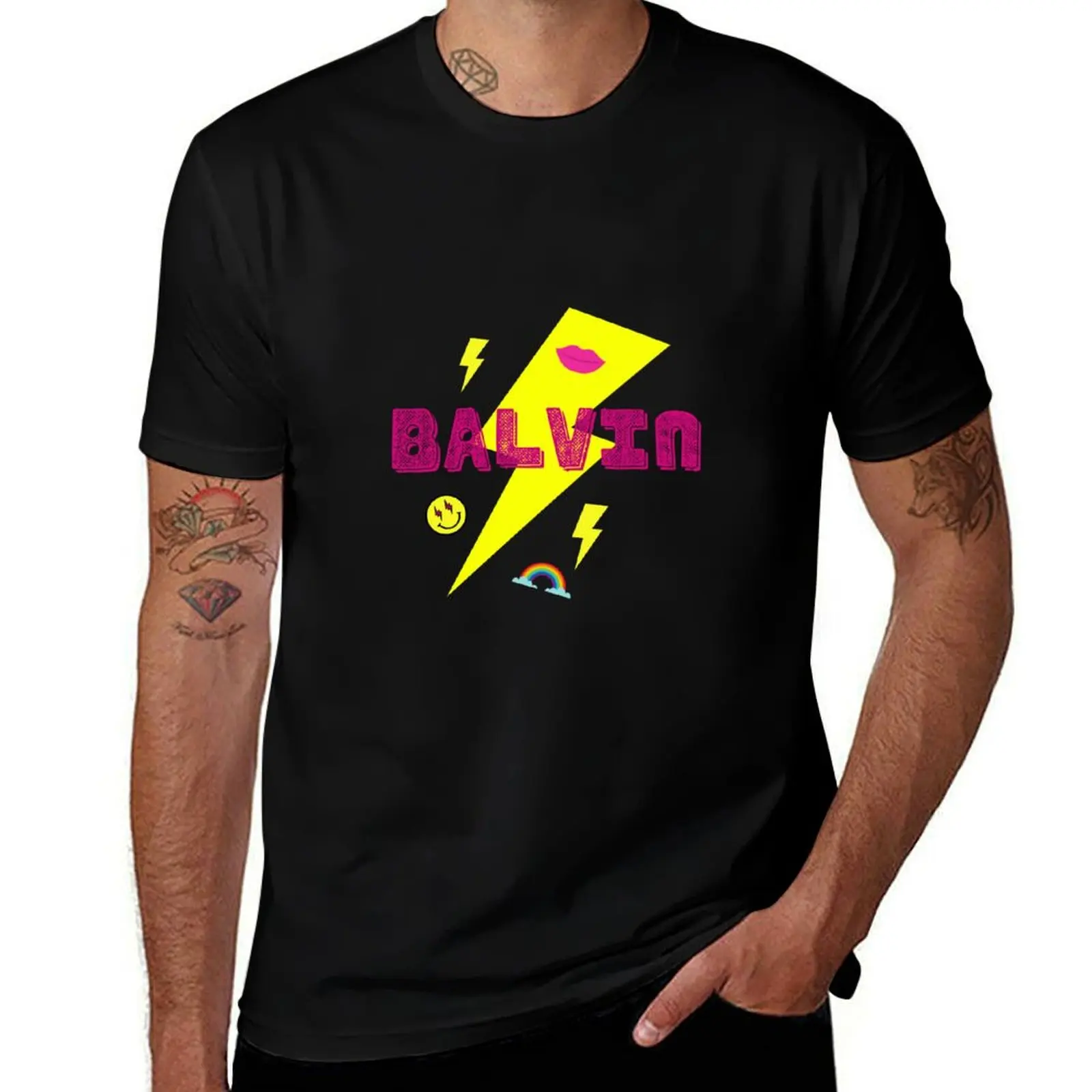 J Balvin T-Shirt Fashion Casual Short Sleeve Top T-Shirt