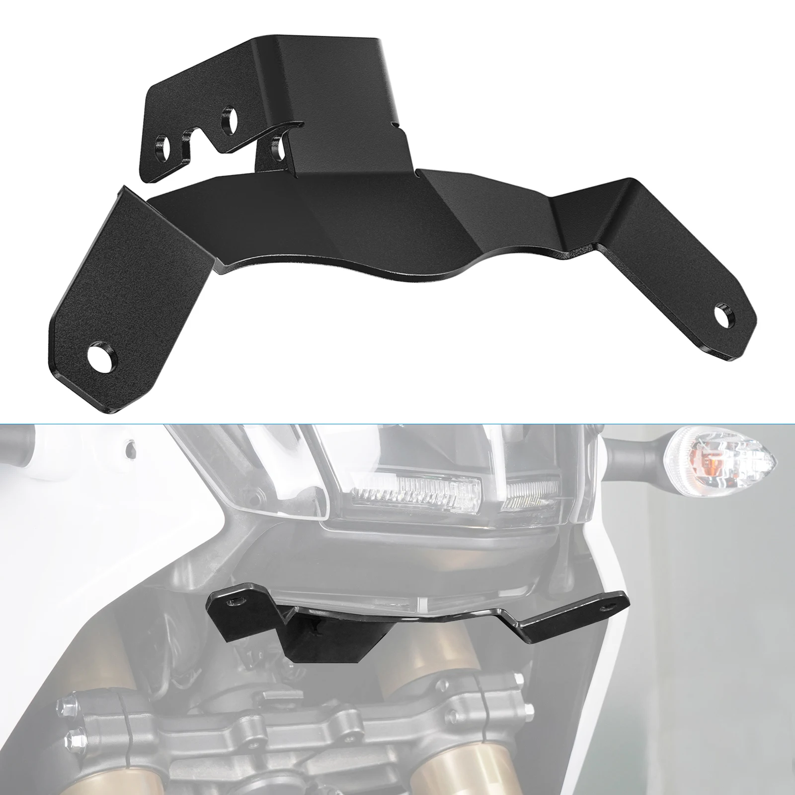 

Кронштейны для дополнительных фар мотоцикла, противотуманные фары, держатель кронштейна для прожекторов для Tenere 700 XTZ700 2019-2023 Tenere 700 WR 2022