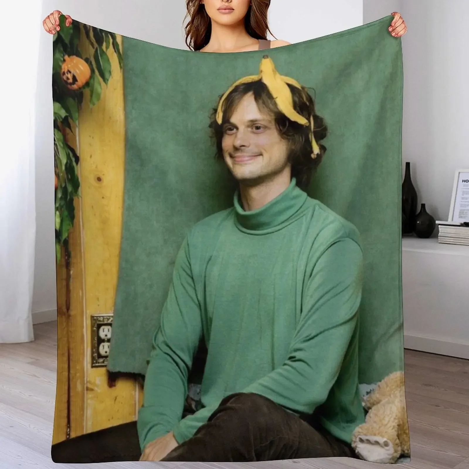 

banana gubs Throw Blanket Soft Comfort Blanket for Reading Watching TV