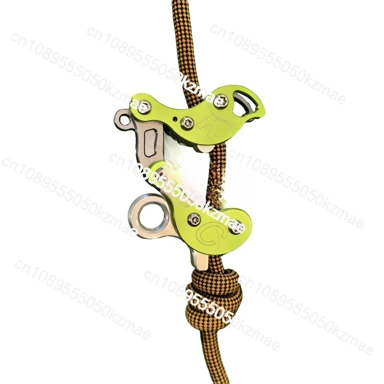 Tree Climbing Descender, KC Rope Descender for Arborist Work, Aerial Rescue Rock Climbing and Caving Equipment