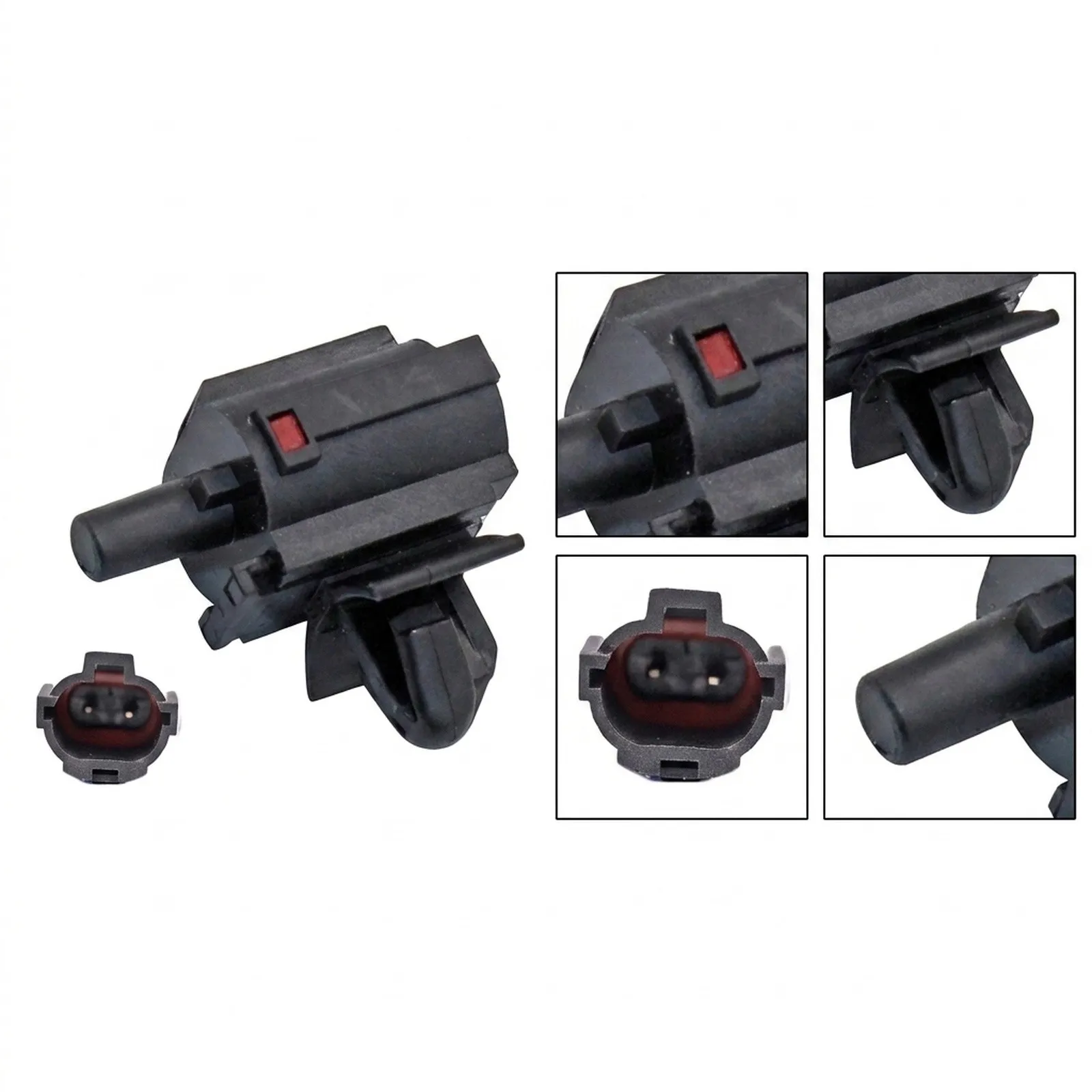 1pcs Accessories New Parts Replacements Temperature Sensor Car Sensor Abs Ambient Air Black Car Outside for durable