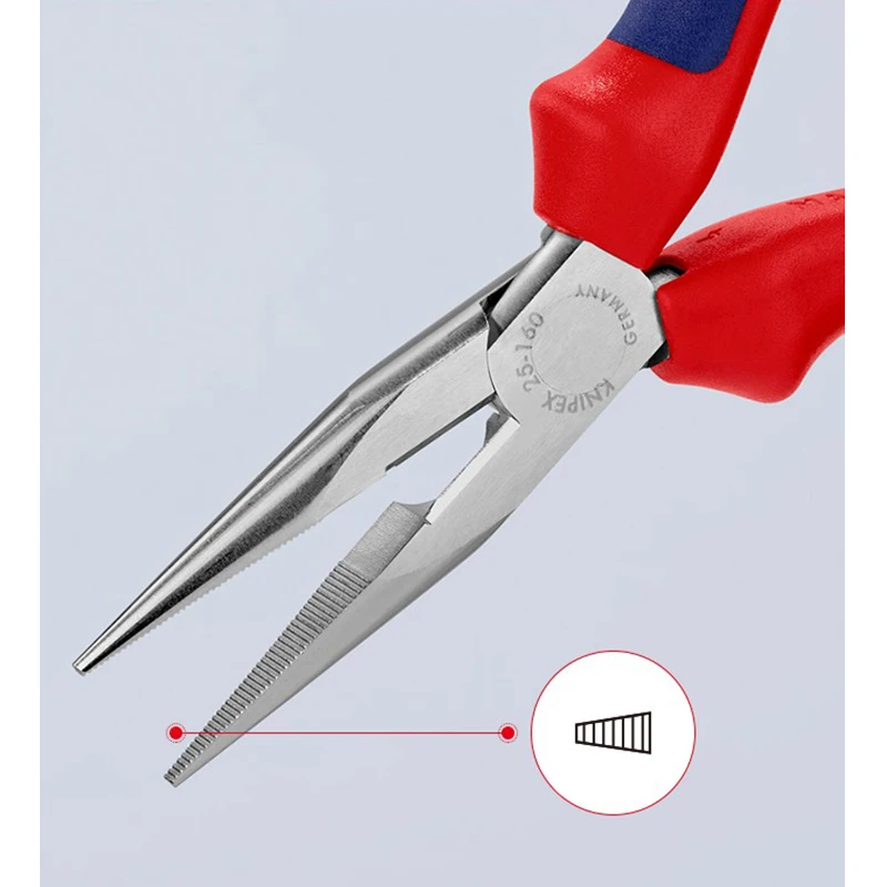 Knipex Tools Long Nose Pliers Holding Electronic Snip Nose Side Cutting Plier 25 02 140|25 02 160| 26 12 200|26 15 200