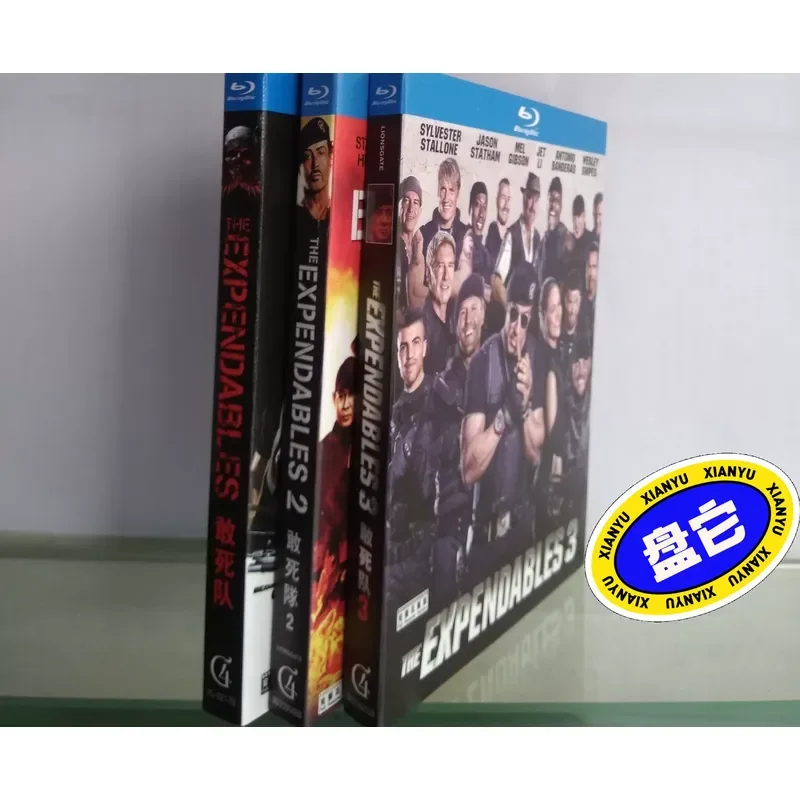 Blu-ray Disc The Expendables 3 Action Movie High Definition Video Collection