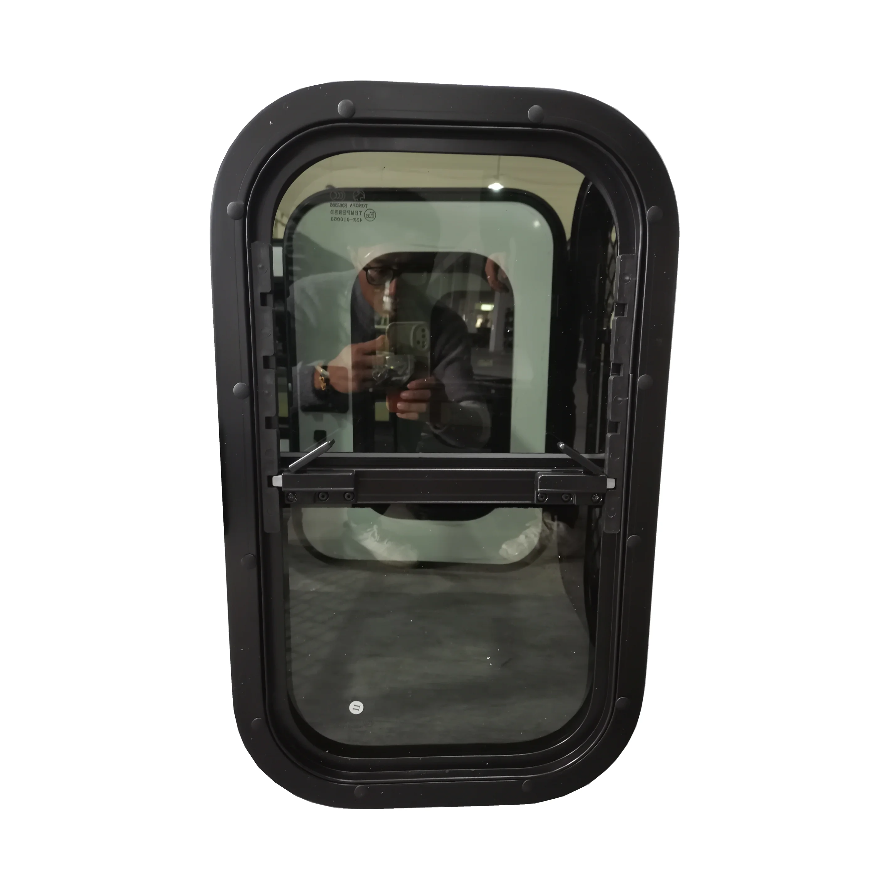 Porta per camper per roulotte con serratura a punto singolo di vendita calda con finestra scorrevole sollevabile