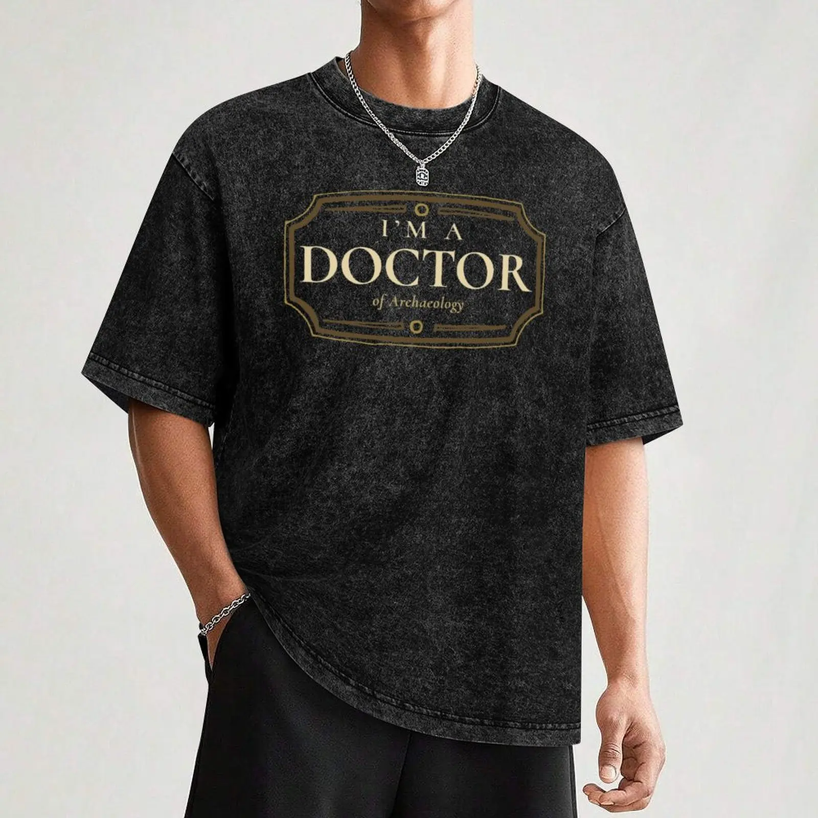 Archaeology Doctorate Degree PhD Graduation Gift T-Shirt Breathable Sportswear T-Shirt for Men view 3