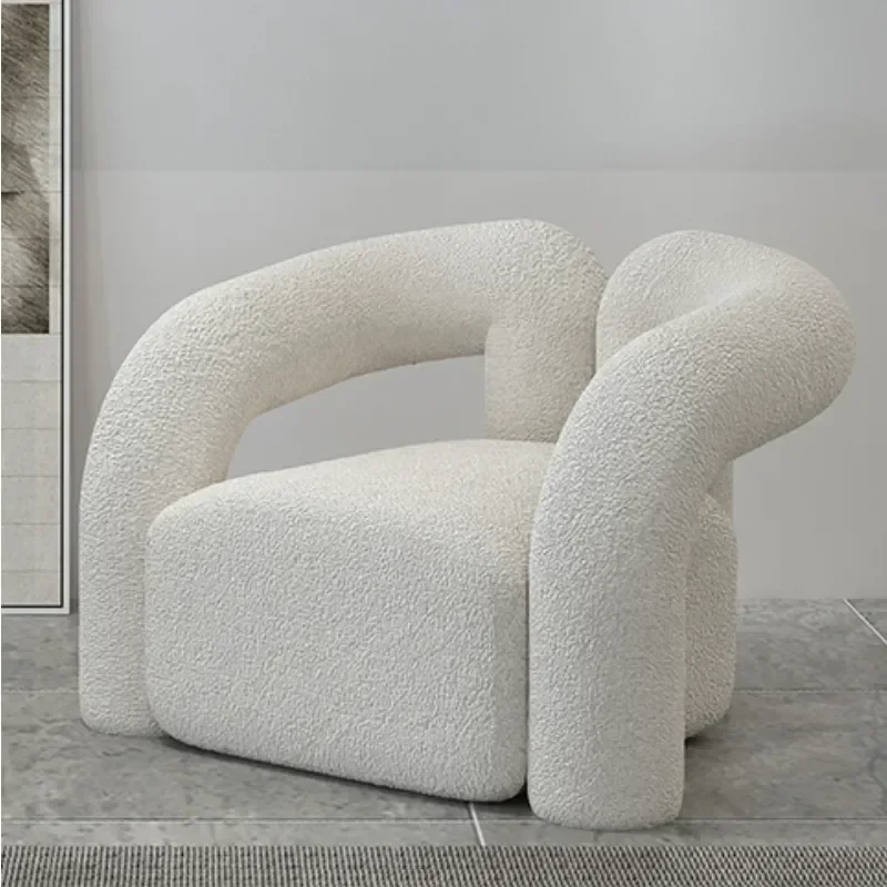 Cadeiras de Sala de Estar Nórdicas Vanity, Sofá Designer, Poltrona de Quarto, Cadeiras de Sala de Estar Brancas, Butaca de Luxo, Móveis de Design YY50LC