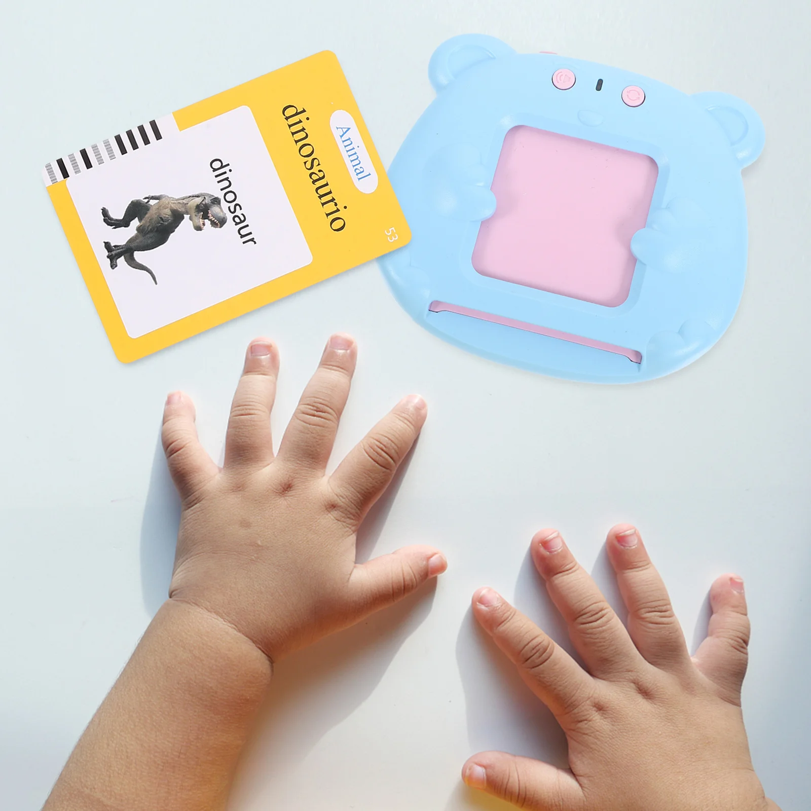 مجموعة واحدة من آلة التعليم المبكر ABS جهاز تعلم اللغة التعليمية هدية عيد ميلاد للأطفال لعبة الكلام التعلم المعرفي