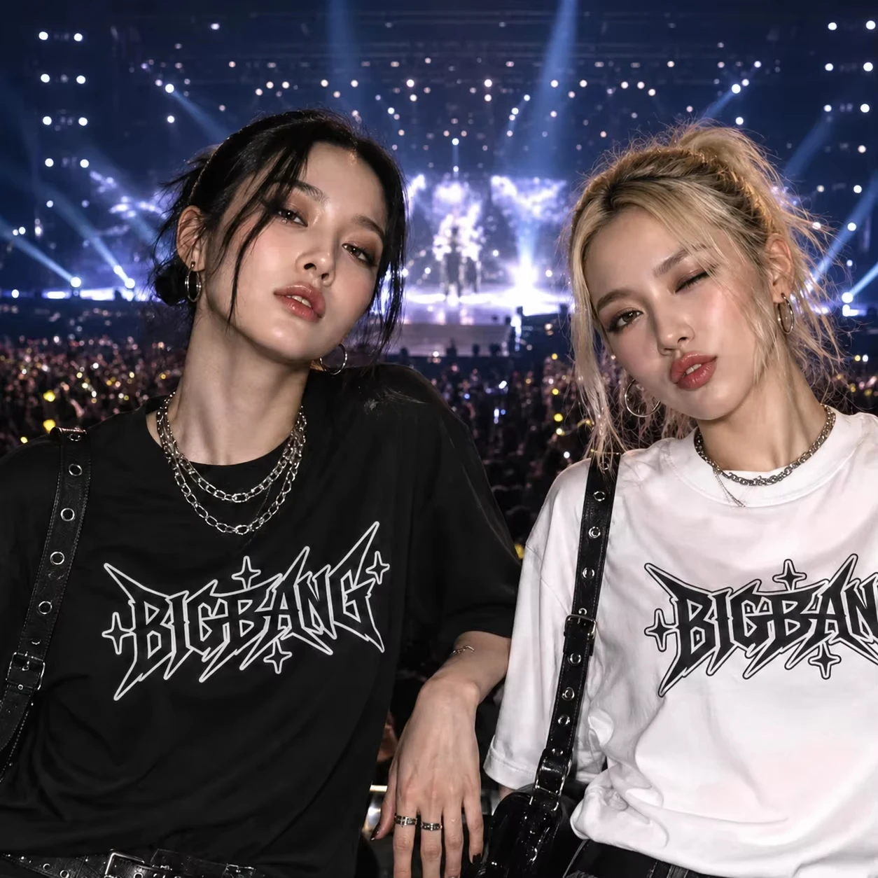 2026 New BIGBANG 20th Anniversary Concert T Shirt Fan Collection Short Sleeve Casual Streetwear Shirt Punk Rock Graphic Tee