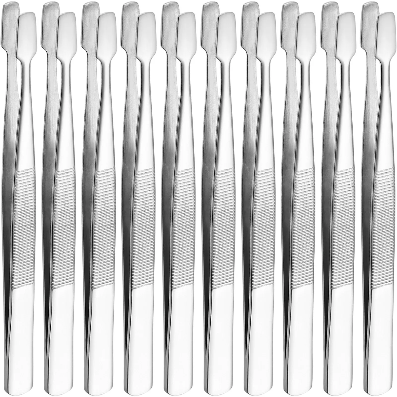 

Набор из 10 высококачественных пинцетов из нержавеющей стали: длинные прецизионные пинцеты для коллекционирования марок, филателии, бисера и ювелирных изделий