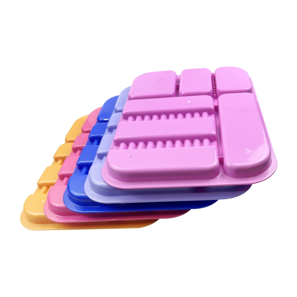 Dental Instruments Trays Colorful Plastic Trays Divided Placement Box Dentistry Tool Autoclable Odontologia Separators Tray 1pcs