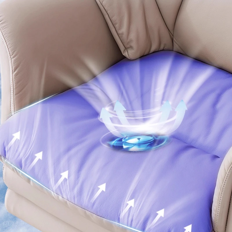 كرسي مريح للتدليك الكهربائي من الجلد، تسخين مريح، كرسي مكتب كمبيوتر مستقر، كراسي ألعاب كرسي بذراعين