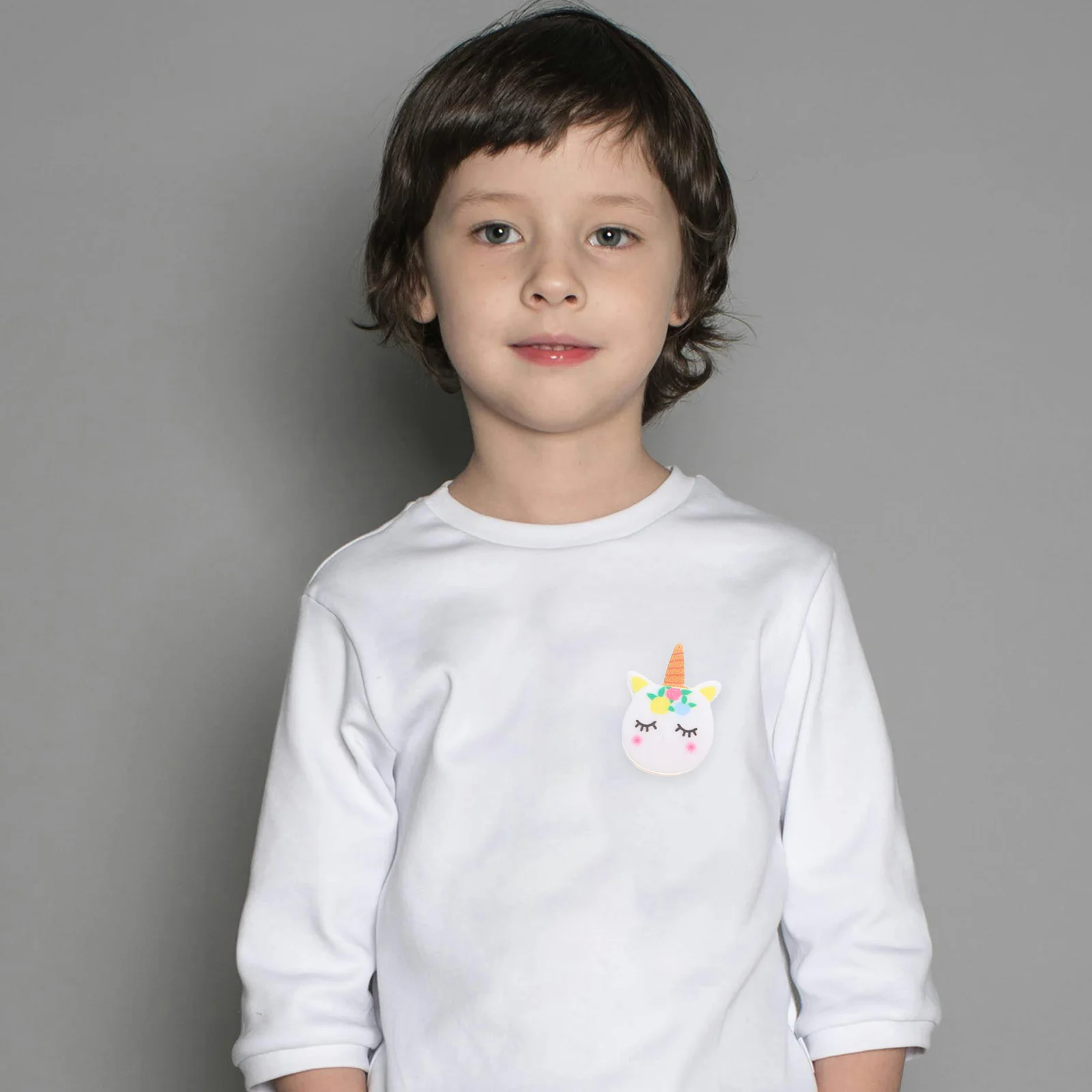 

50pcs Cartoon Shape Kids Diy Accessories Handmade Brooch Hair Rope Materials Durable Metal Craft Jewelry Making Supplies For