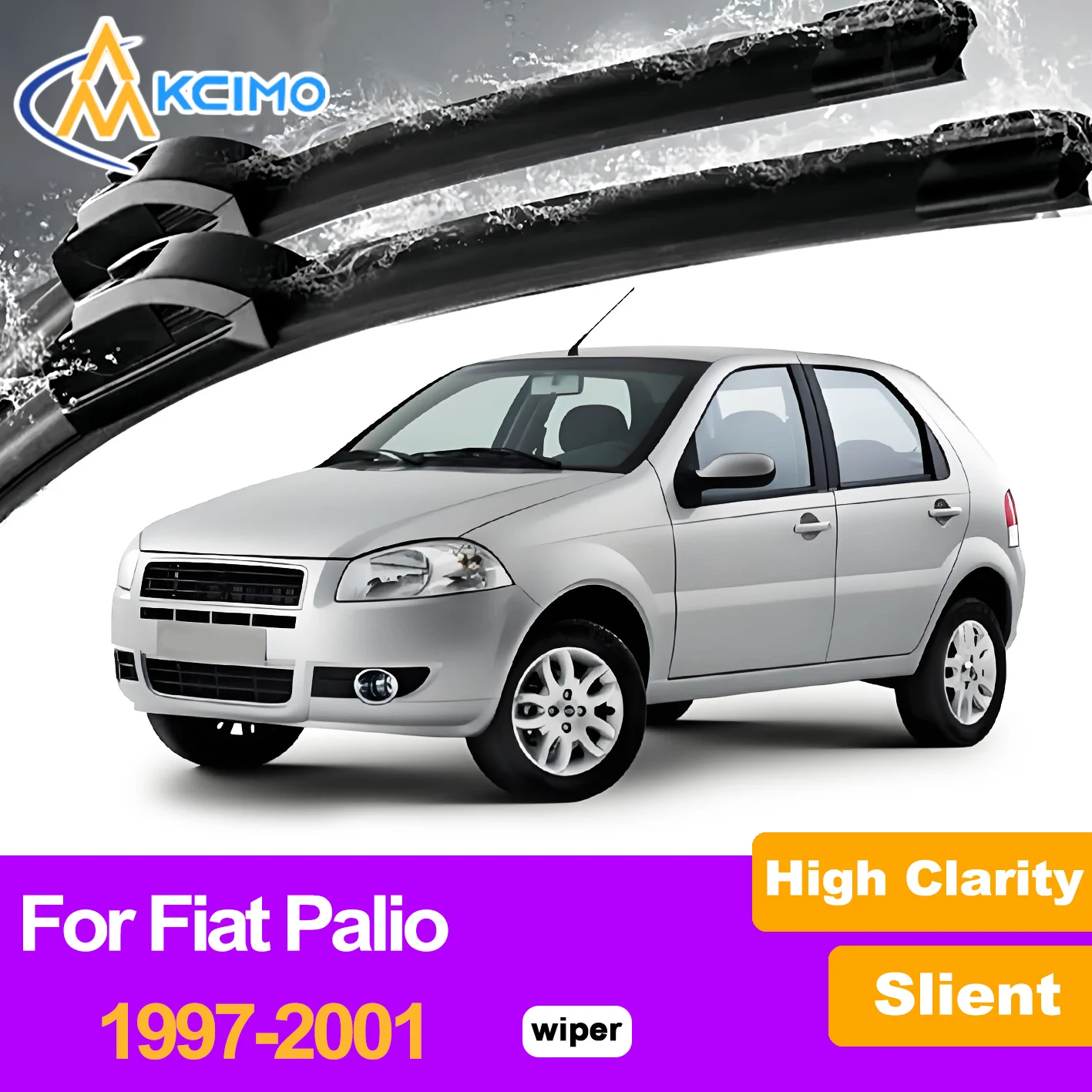 

2Pcs Front Windshield Wiper Blades For Fiat Palio 1997-2001 Windscreen Window Car Accessories