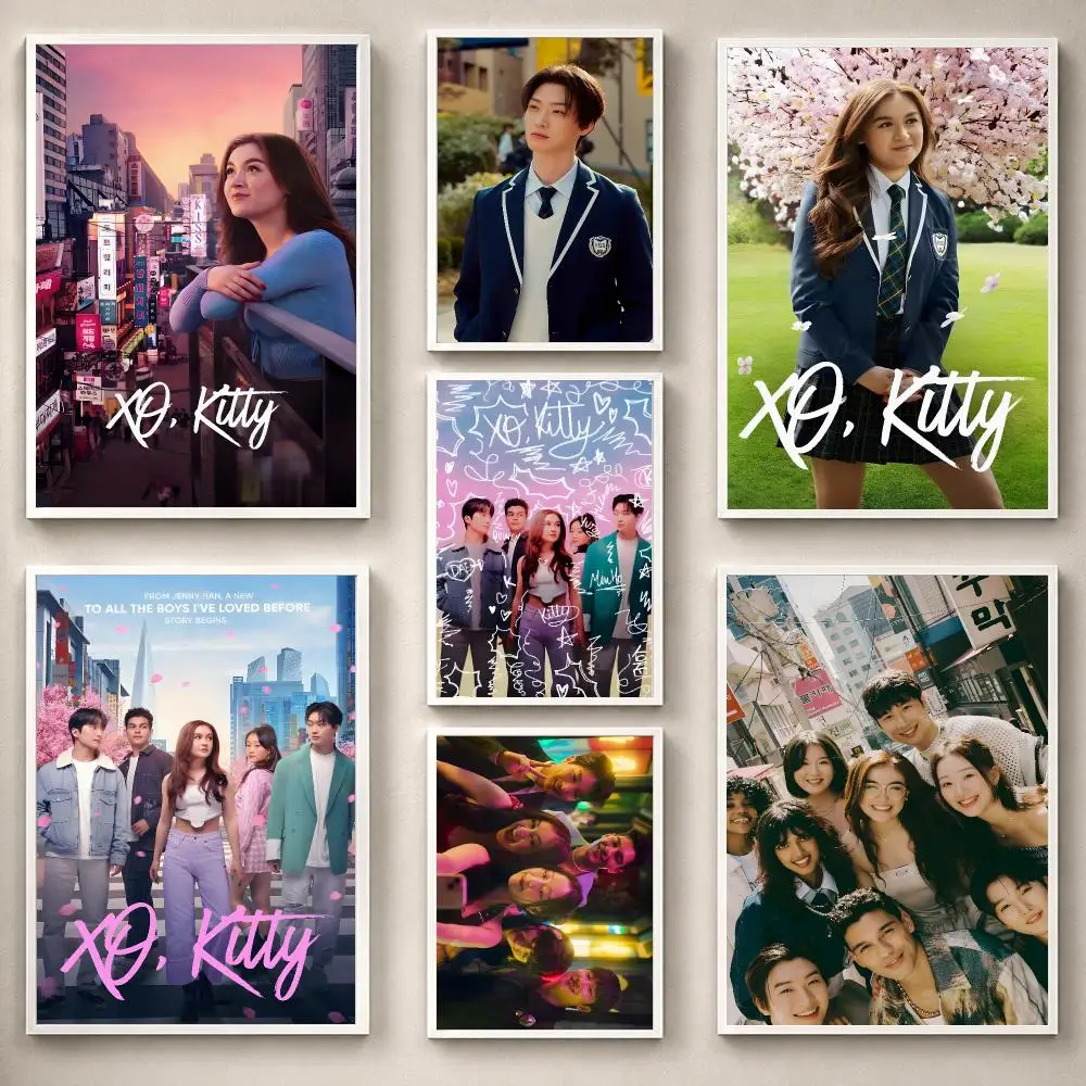TV Series X-XO.Kitty Poster PP Self-Adhesive Removable HD Waterproof Wall art Suitable Bedrooms Living Rooms Gifts