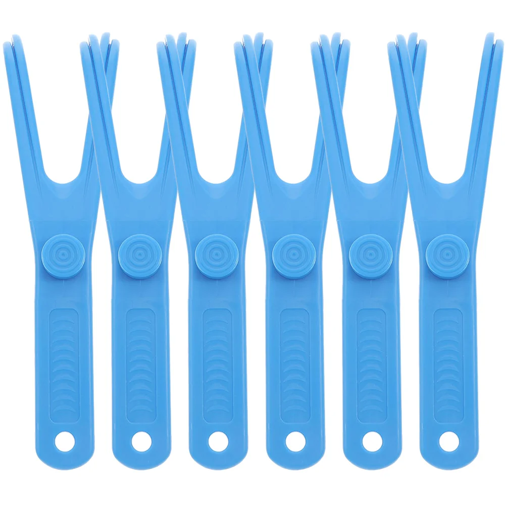 

Dental Floss Holder Handle Replaceable Reusable Picks Stick for Teeth Cleaning Tooth Sticks