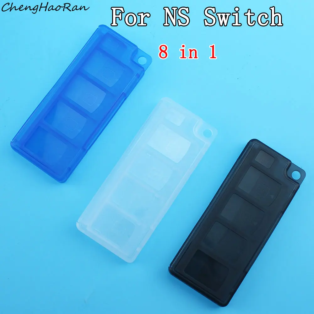 1 pz 4/8 in 1 custodia per schede di gioco di memoria portatile custodia protettiva antiurto con guscio rigido per porta carte NS Switch