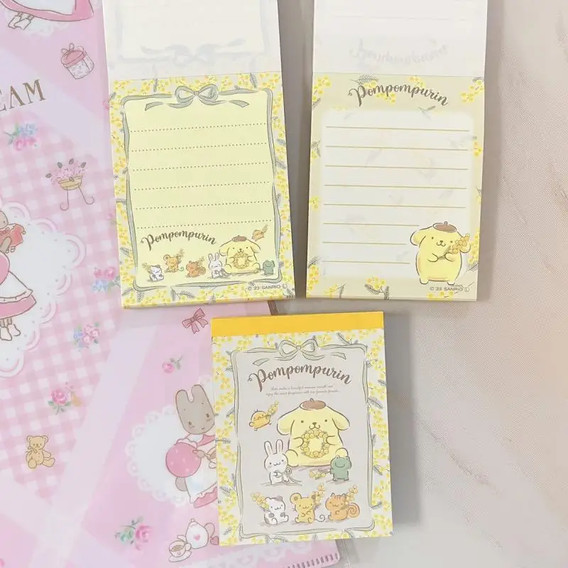 Sanrio Family New Limited Mini Colored Notebook Cute Keroppi Little Twin Stars Marron Kawaii Anime Toy for Children Figures Gift