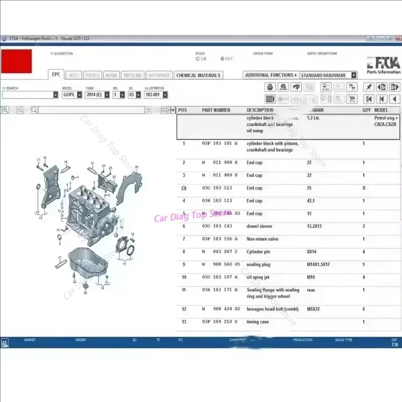 Latest ETKA 8.5+ ET KA 8.6 International English Virtualbox Image Updated 17.05.2023 Group Vehicles Electronic Parts Catalog 8.5