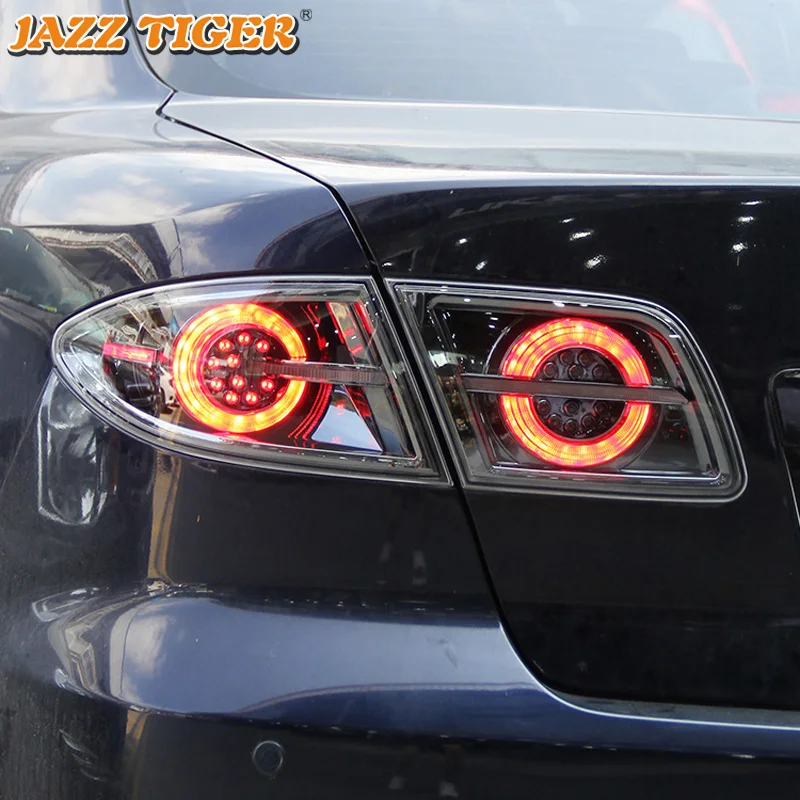 Tail Light For Mazda 6 Sedan 2003 - 2012  Rear Led Dynamic Turn Signal Car Fog Lamp Brake Reverse Taillamp