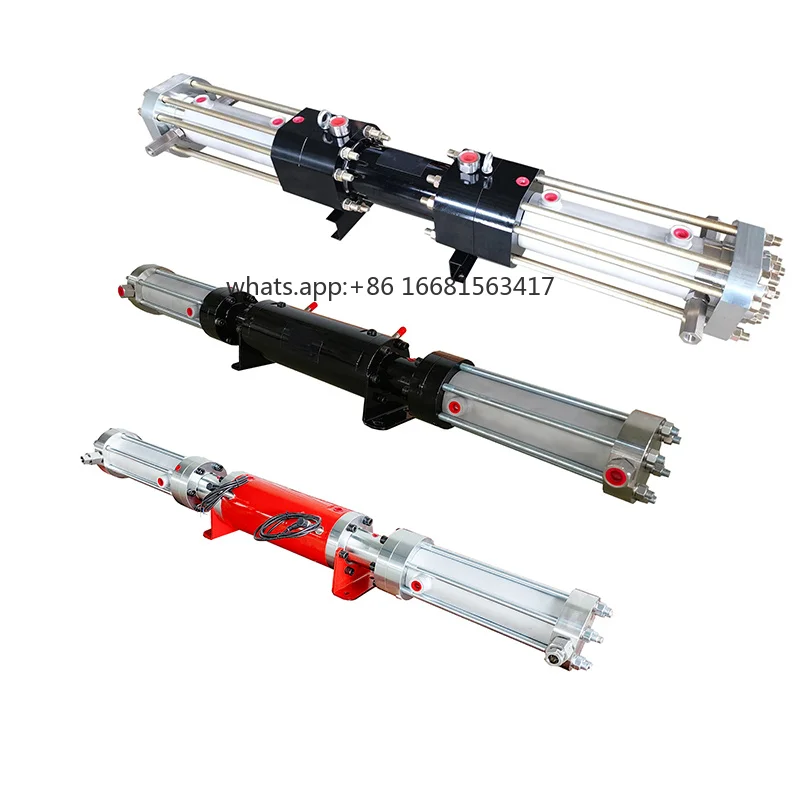 Low Cost USUN Model:HYD80-63 H-drive Similar Haskel High Pressure Hydraulic Driven   Intensifier Compressor