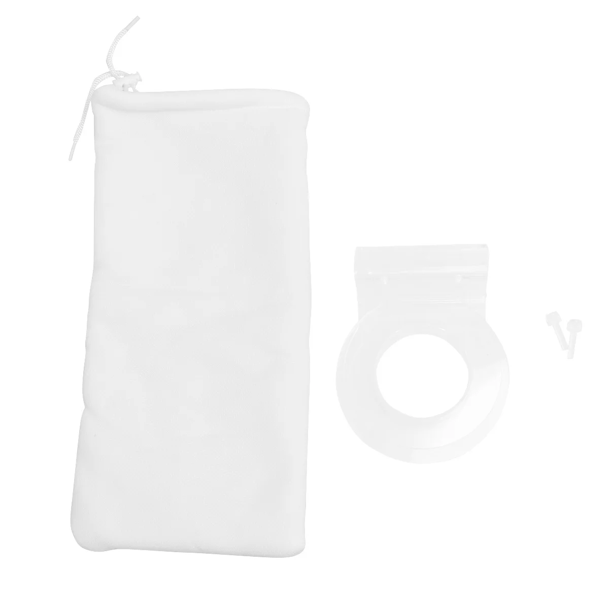 

For Holder Fish Tank Fish Tank Aquarium Pond Use Drawstring For Aquarium Durable Filter Media Bag Filter Media Bag White