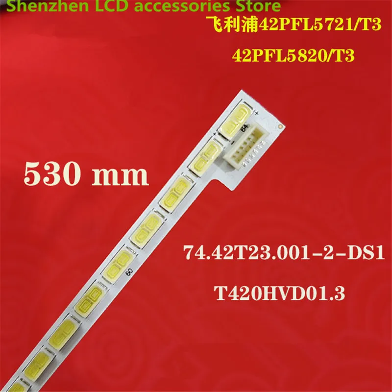 64LED for  Innotek 42Inch 7030PKG 64EA 74.42T23.001-2-DS1 6V TOSIBIA AU T420HVN01.1 T420HW06 T420HW04  100%new 53CM