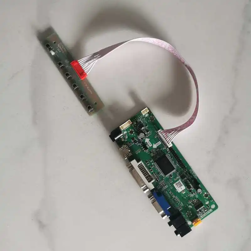 

MNT68676 LCD Controller Board Fit LTN170U1 LTN170WU B170UW01 1CCFL HDMI-Compatible Monitor 30Pin LVDS 1920*1200 VGA DVI Kit DIY