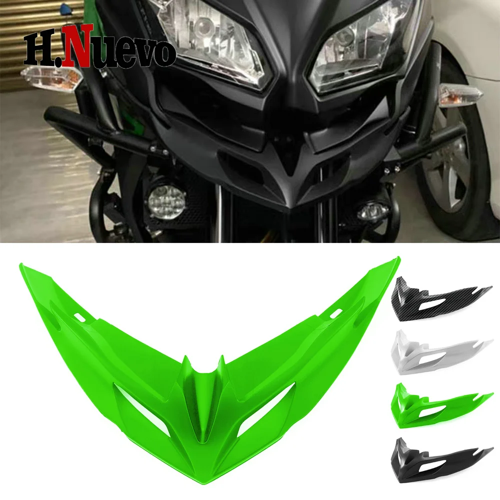 

For KAWASAKI Versys650 KLE650 front fairing aerodynamic winglet beak Shell Protection motorcycle Guards Cover parts 2015-2021