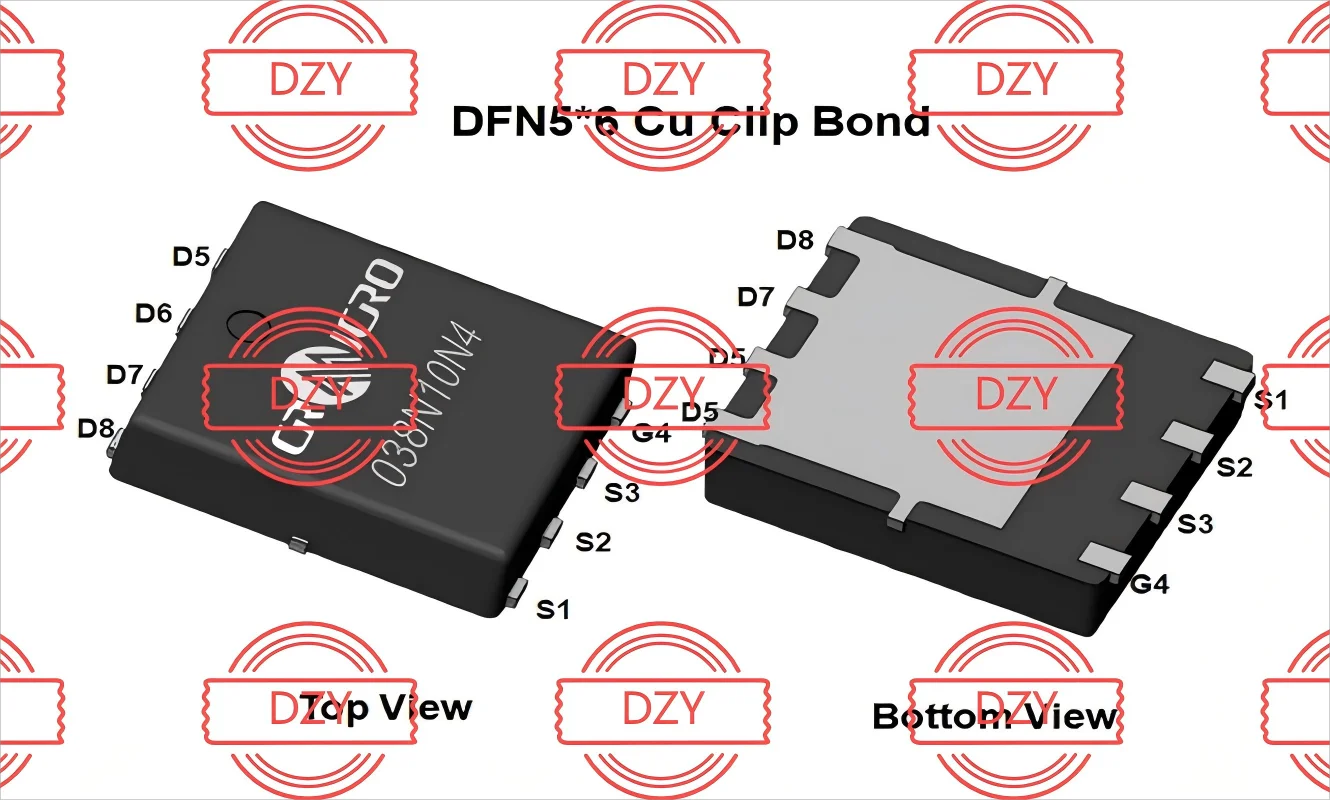 

10pcs CRSMO38N10N4 SkyMOS4 N-MOSFET 100V,3.2mΩ 100A DFN5*6