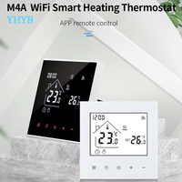 YHYB Tuya WiFi Smart Heating Thermostat, LCD Display, Electric, Water Floor Temperature Controller for Alexa and Alice