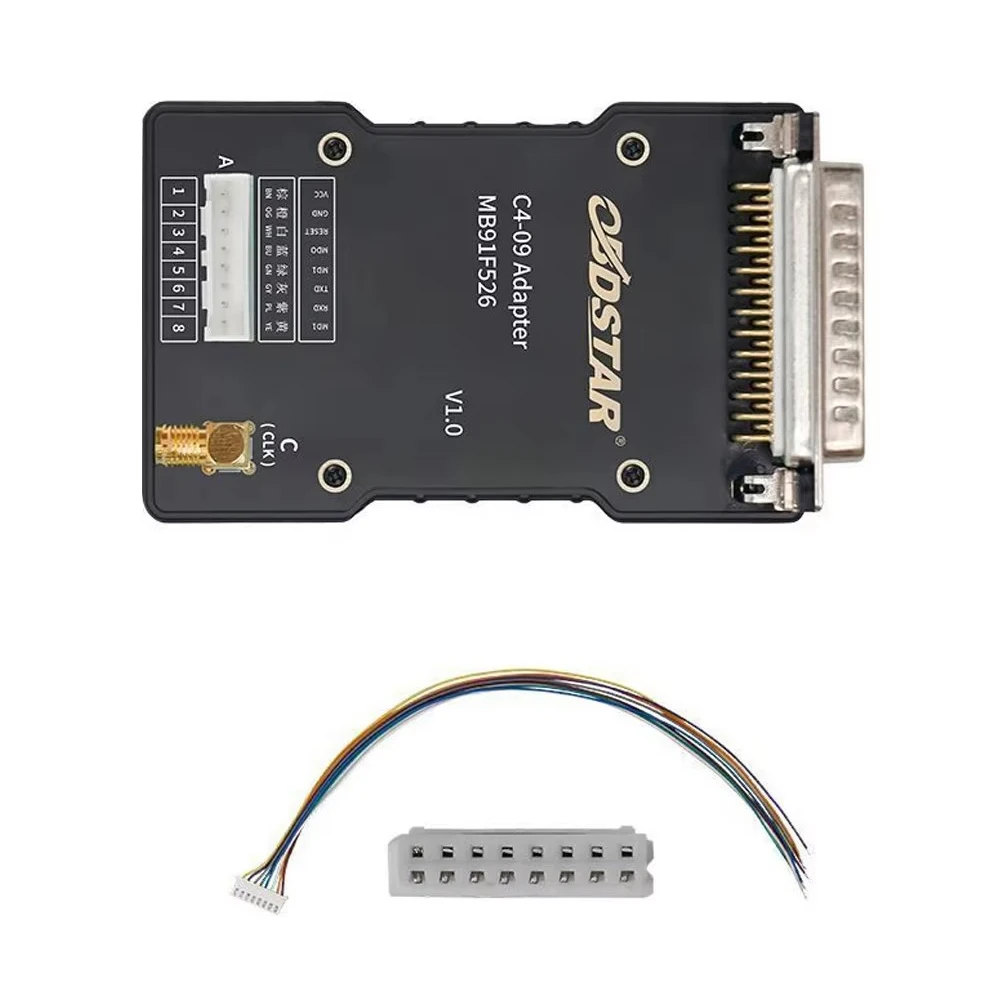 OBDSTAR C4-09 (MB91F526) Adapter Kit Use with OBDSTAR KeyMaster G3 DC706 Supports R&W FLASH DFLASH Immobilizer Data Decryption